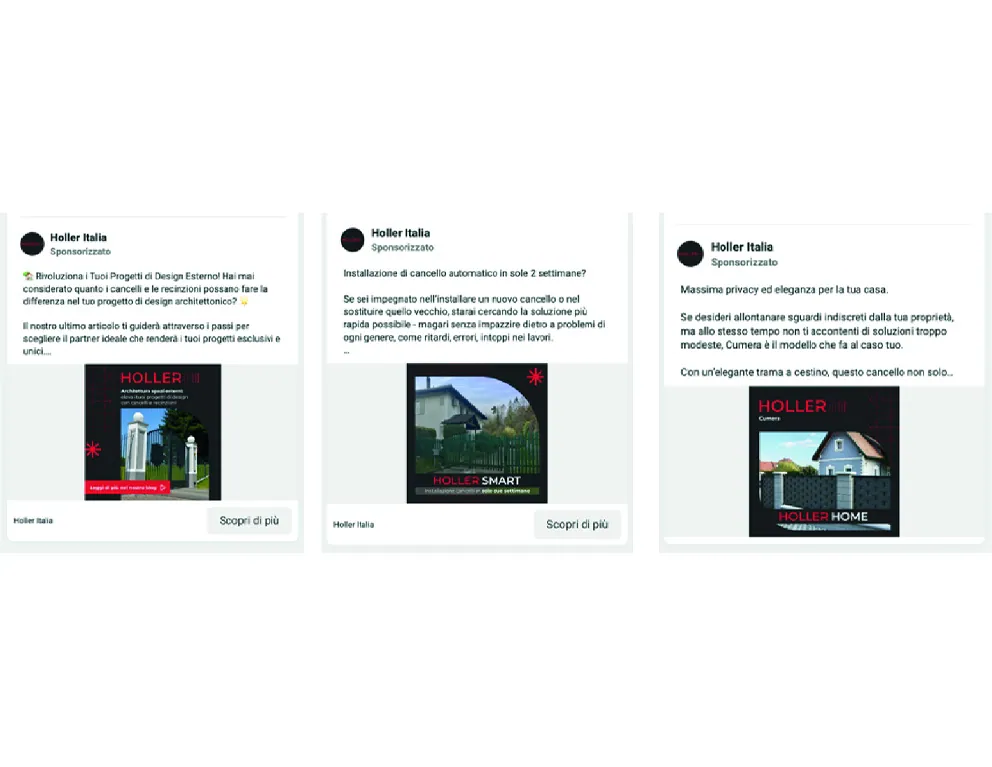 Campagne online Holler Italia