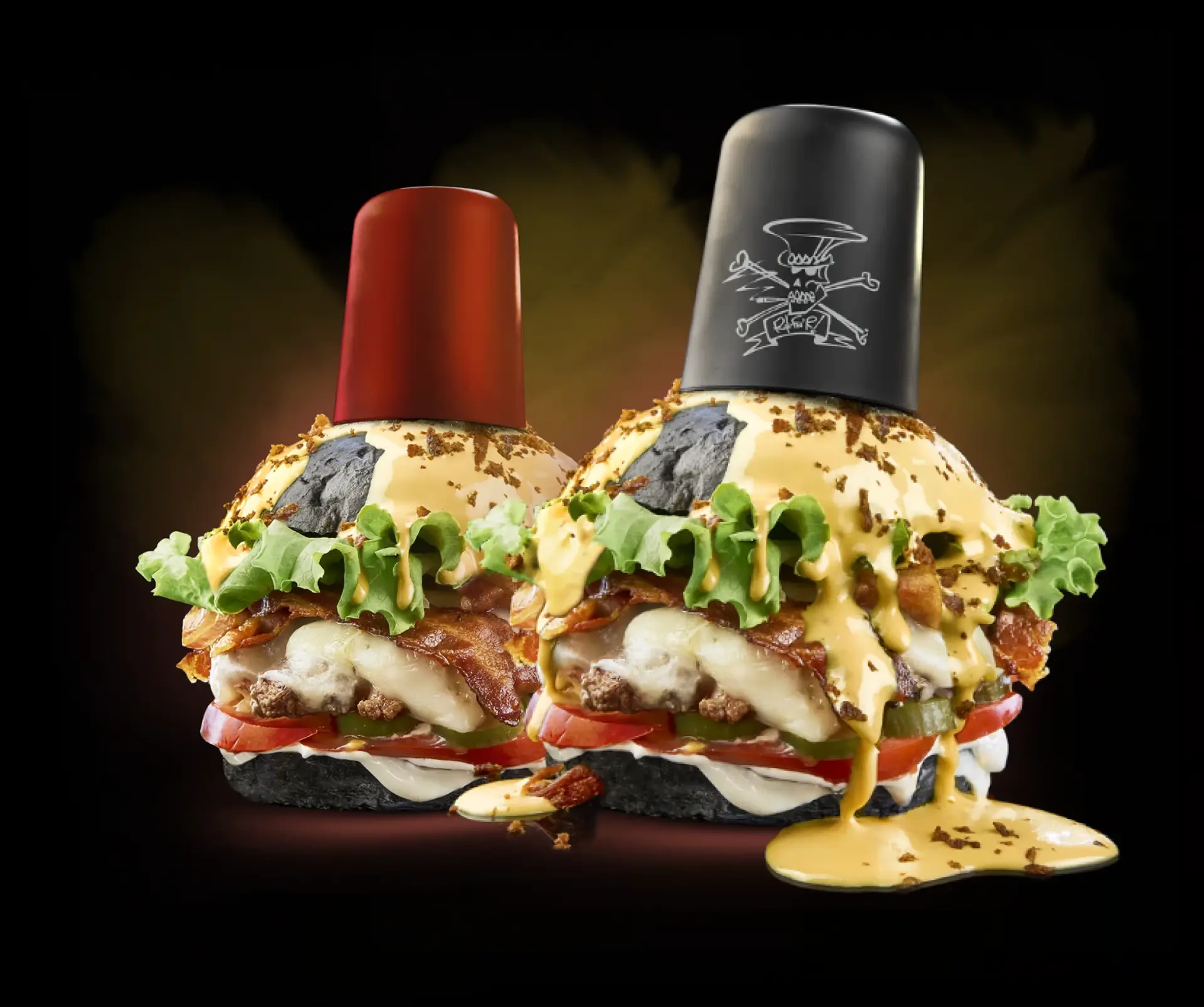 Due hamburger firmati Rock Burger